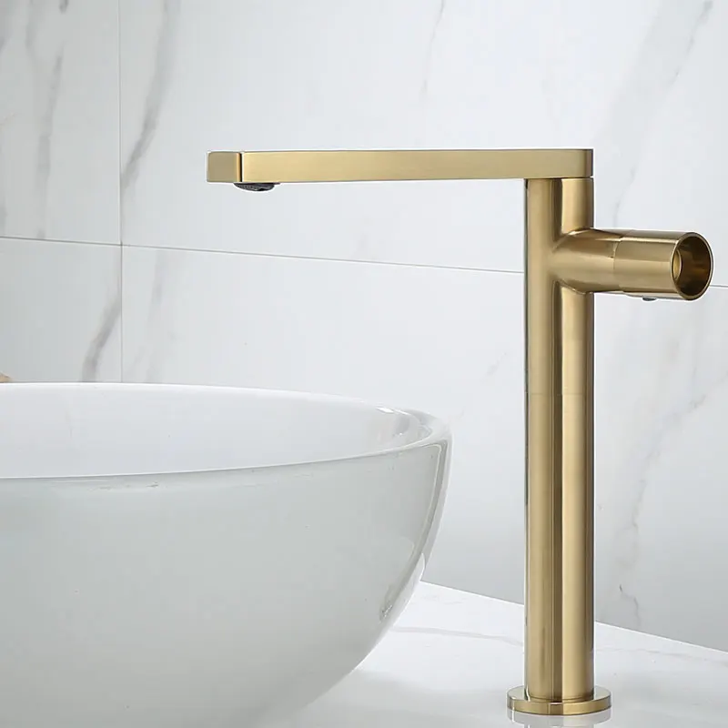 Basin Faucet Fashion Hot and Cold Bathroom Mixer Tap Gold/black/white Washbasin Single Handle basin tap | Обустройство дома