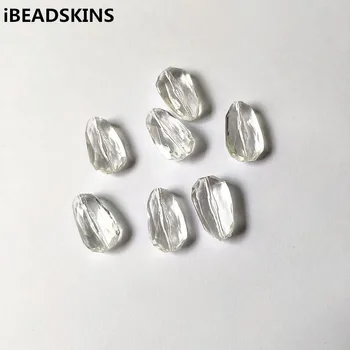 

New arrival! 28x16mm 160pcs/lot Clear acrylic Faceted Oval shape beads for Necklace,Earrings parts,hand Made Jewelry DIY