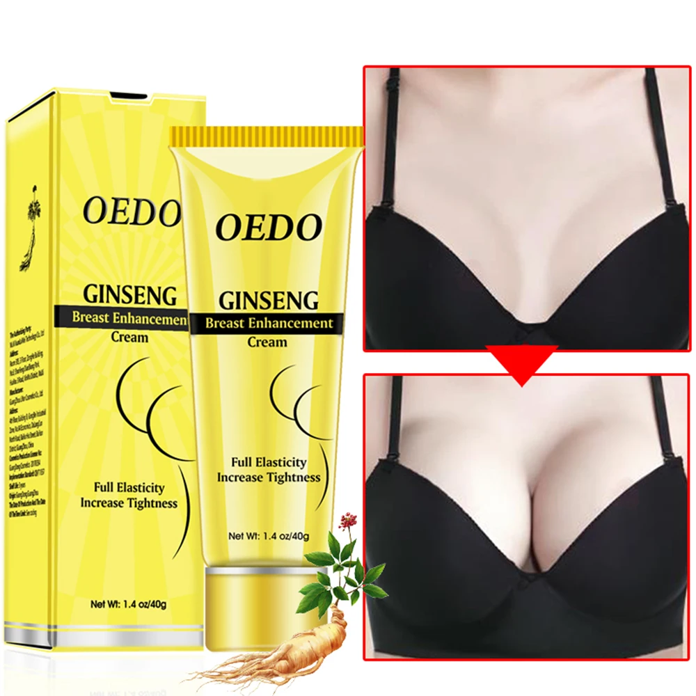 

40g Natural Ginseng Breast Enhancement Cream Soft Shiny Firm Chest Boobs Effective Elasticity Increase Tightness Care Hot TSLM1