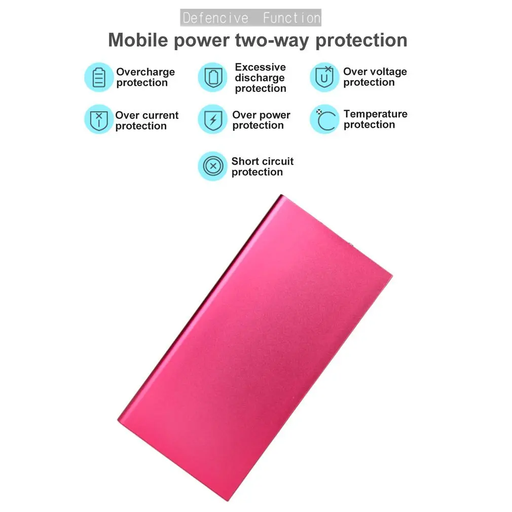 20000mAh мини-панель солнечных батарей Портативный Мощность банк светильник вес двойной внешнее зарядное usb-устройство для аккумулятора Мощность Резервное копирование светодиодный светильник для телефона