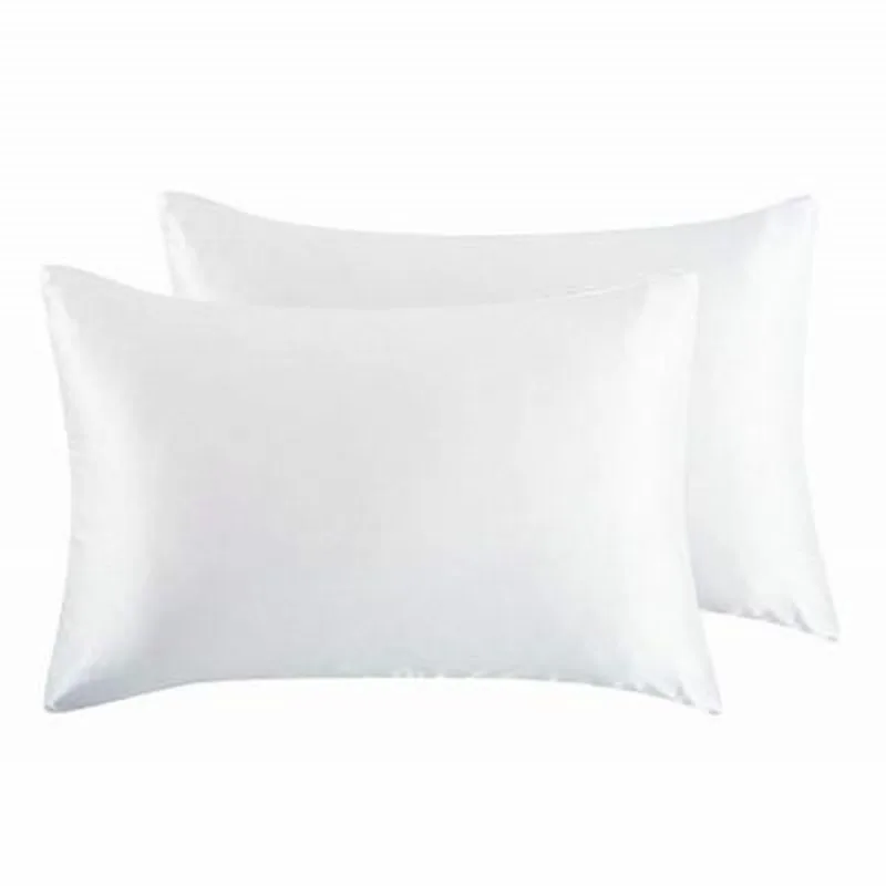

Emulation Satin Silk Pillowcase Satin Silk Pillowcase Soft Mulberry Case Cover Seat Square Pillow Single Cover Home