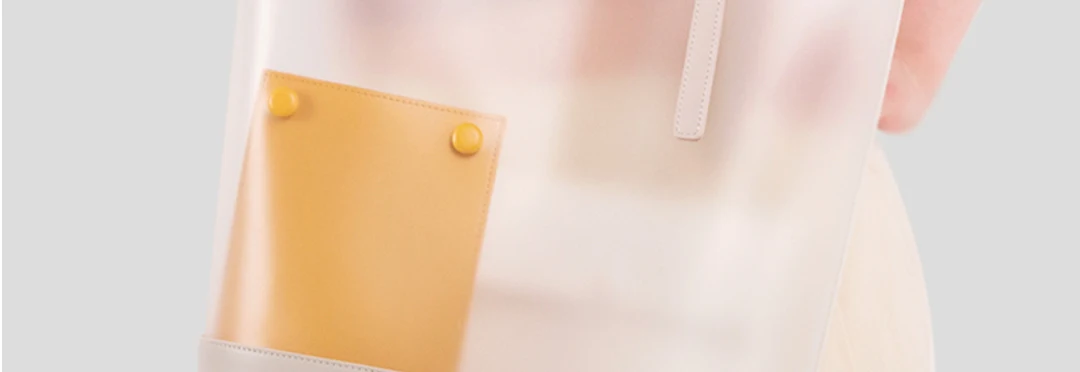 Xiaomi Fantaspring Transparent Geometric Tote Bag Classic Simple Material Mix and Match Modular Storage