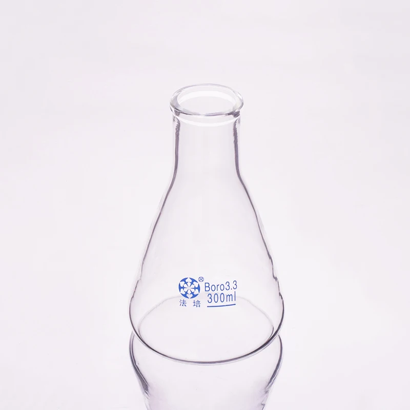 Коническая колба с узким горлышком емкость 300 мл Erlenmeyer нормальным | Канцтовары