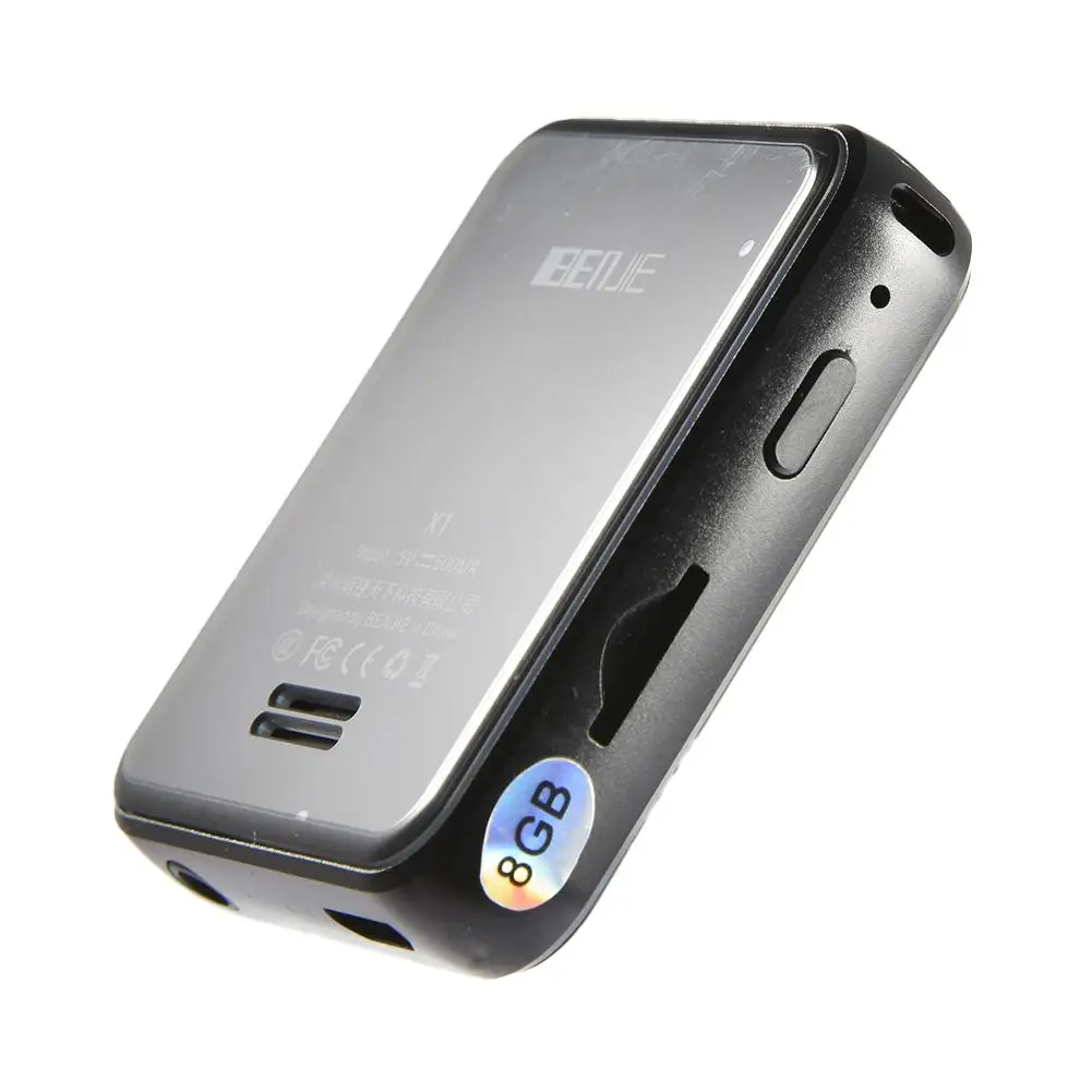 1,7 дюймов портативный Bluetooth 4,0 полный экран MP3-плеер 8 ГБ/16 ГБ сенсорный экран MP4 ультра тонкий Hifi Walkman аудио плеер с FM