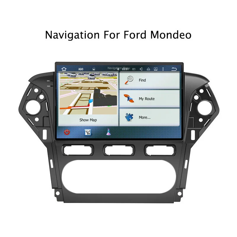 Best 10.1"4G RAM 32G ROM Octa Core Android 9.0 Car GPS Navigation For Ford Mondeo 2011 2012 2013 Car Radio Stereo,Top Car Accessories 5