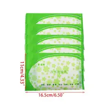 10 упаковок, одноразовый чехол для ванны, ультра большой пластиковый складной мешок для путешествий