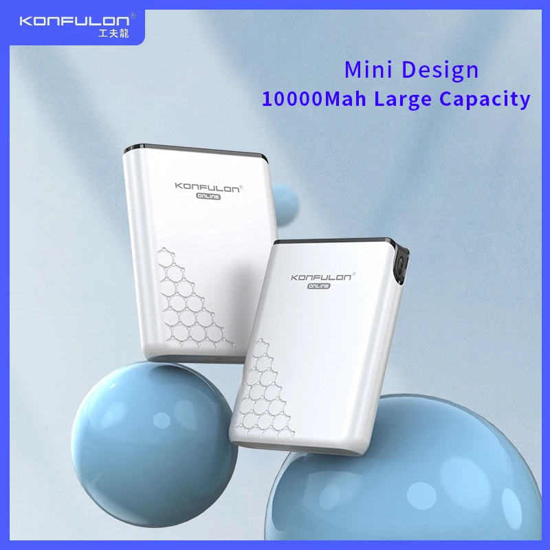 Portable Charger Power Bank 10000mAh USB PoverBank PowerBank10000 External Battery Slim Mobile Charger/Bank Power For iphone12