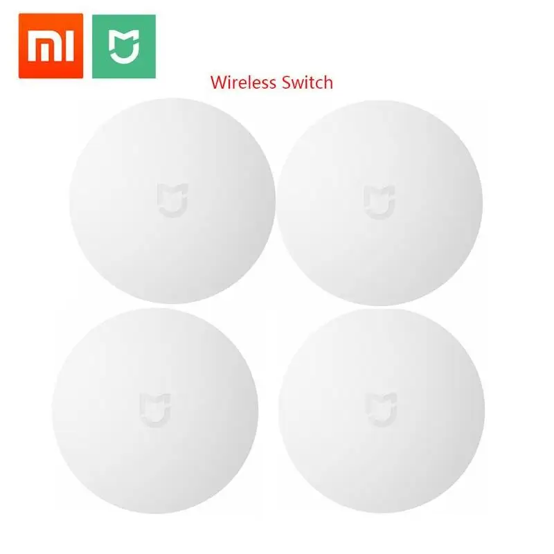 Xiaomi-interruptor inalámbrico inteligente para casa, Centro de Control de casa inteligente, Interruptor blanco multifunción inteligente