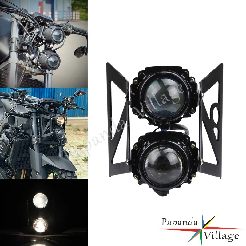 Motorbike Twin Dual Headlight Street Naked Bike Head Lamp E4 Emark Projector Light W Bracket For Honda Suzuki Scrambler Cruiser Aliexpress Motorbike Twin Dual Headlight Street Naked Bike Head Lamp E4 Emark Projector Light W Bracket For Honda Suzuki Scrambler Cruiser Aliexpress