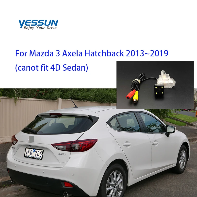 

Yessun Special Car Rear View Reverse backup Camera rearview parking For Mazda 3 Axela Hatchback 2013~2019