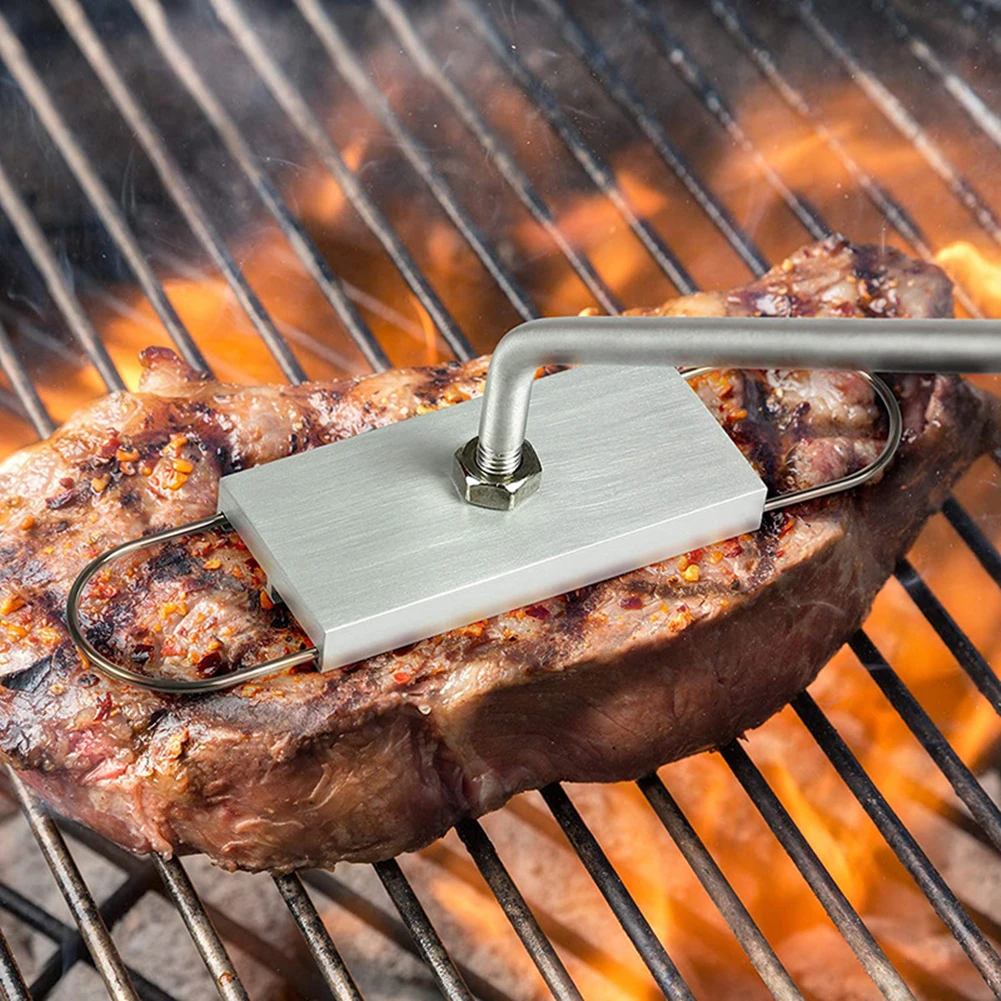 BBQ Barbecue Branding Iron Name Stamp Tool Meat Steak 2