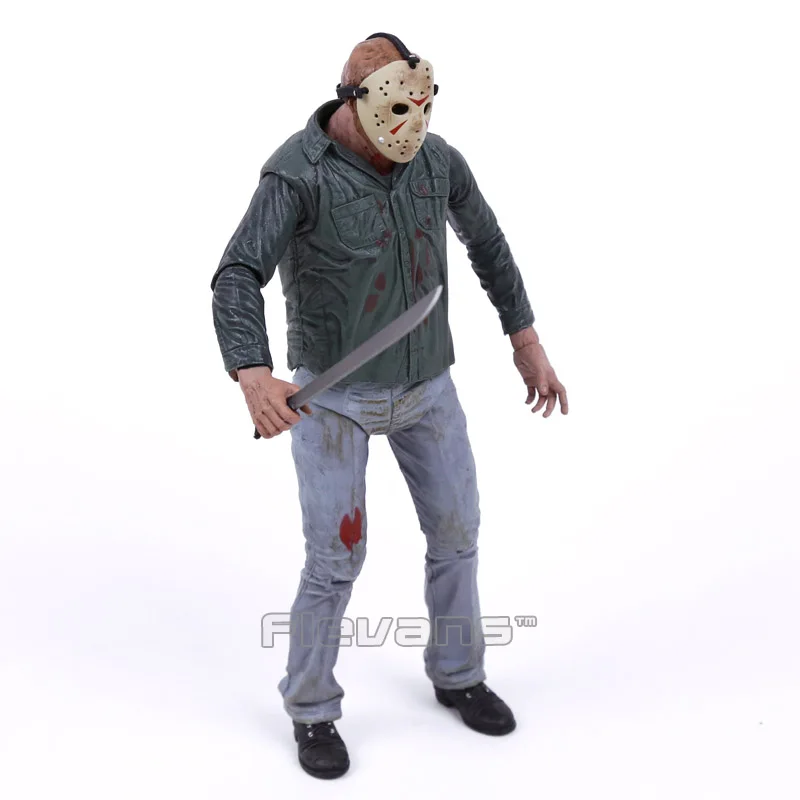 NECA Friday The 13th Part 3 3D Jason Voorhees Horror фигурка игрушка Коллекционная модель фигурки