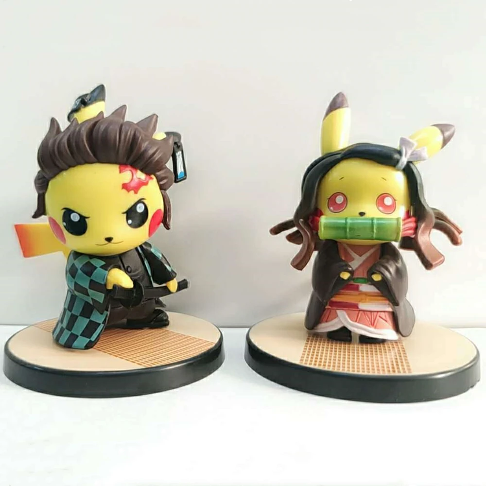 Pokemon Pikachu Cosplay Nezuko Tanjirou 