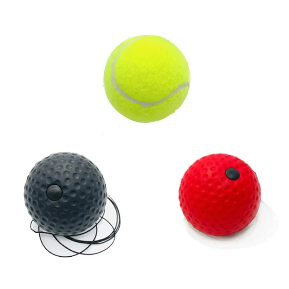 

3 Boxing Reflex Balls Set Difficulty Level Boxing Balls with Adjustable Headband for Punching Speed Reaction Agility Training
