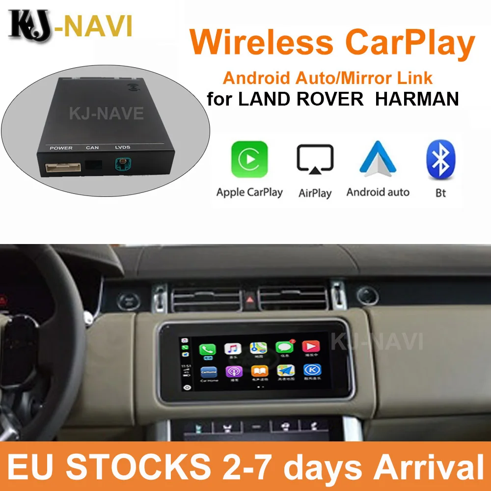 Беспроводной Apple Carplay для Land Rover BOSCH HARMAN 2015-2018 Проводная Автомобильная зеркальная