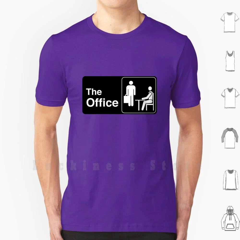 The Office Tv Show Logo T Shirt Big Size 100% Cotone The Office The Office Tv Show Steve Carell Jim Halpert Oliver Schrute