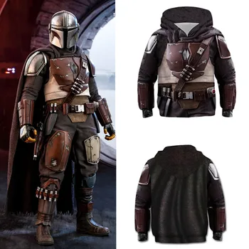 

Movie Star Wars: The Rise of Skywalker Jedi Knight Hoodies Jackets Cosplay Costumes Mandalorian 3D printing Hoodie Sweatshirts