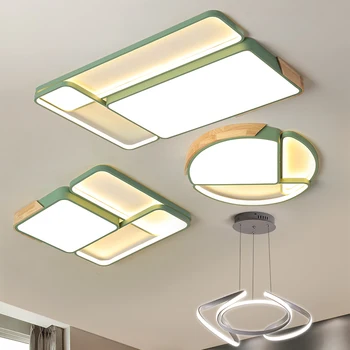 

Nordic Led ceiling lamp living room bedroom lamp modern minimalist LED ceiling lamp macarons bedroom lamps support 110V