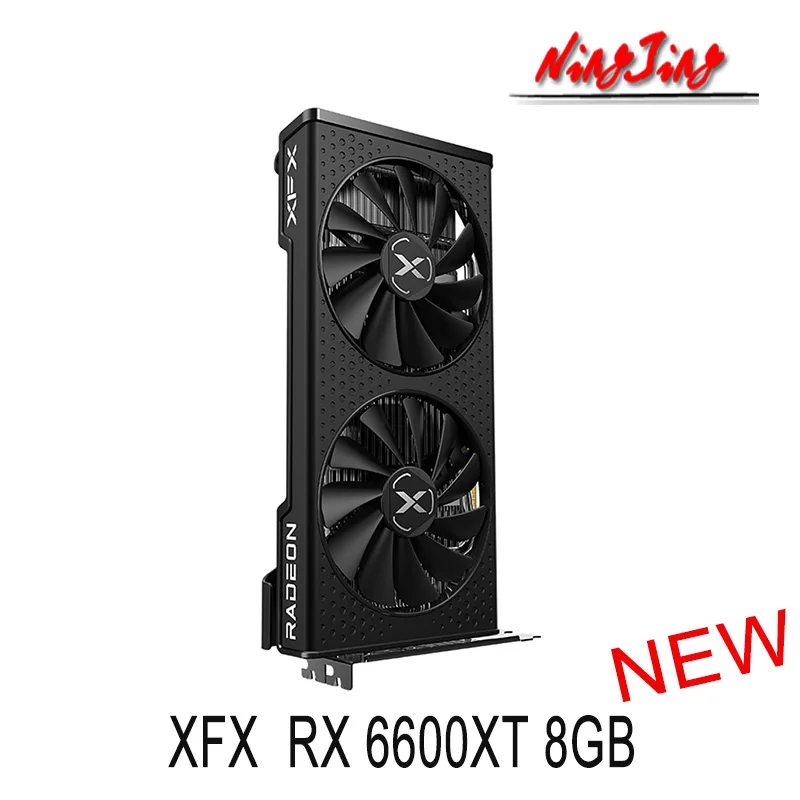 XFX AMD Radeon RX 6600 XT  8GB  GDDR6 128-bit  7nm  6600XT NEW GPU support AMD Intel Desktop Motherboard good video card for gaming pc