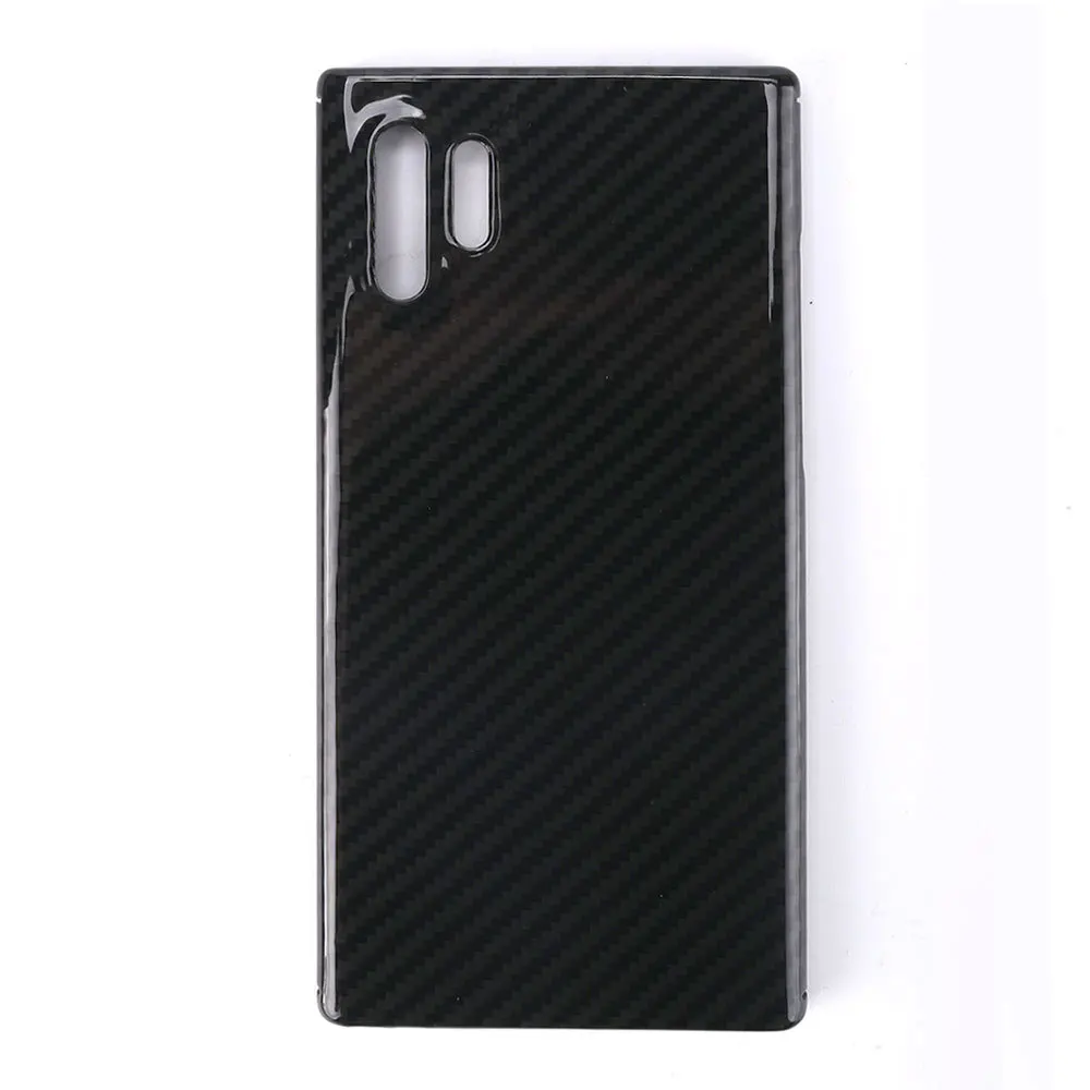 

Kevlar aramid fiber phone case for samsungnote 10 plus pure carbon fiber galaxynote 10 plus glossy all-inclusive