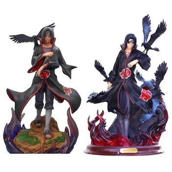 

Anime Figure Toys Naruto Shippuden Uchiha Itachi Statue With Crow PVC Action Figure Toy Uchiha Itachi Collection Model Doll Gift