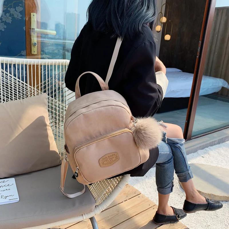 

Cute Students 2019 Autumn And Winter New Style Online Celebrity Multi-functional Shoulder Oblique Backpack Small Backpack (Large