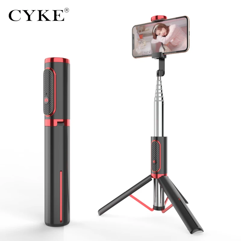 

CYKE M18 Bluetooth Portable Selfie Stick Tripod 3-in-1 Remote Control Lightweight carry for Samsung/ios