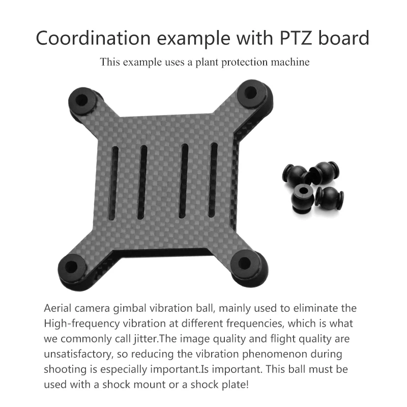 10Pcs  Anti-vibration Rubber Shock Absorber Ball Suspension ball Shock Damping Ball for FPV Camera or flight controller 3