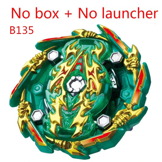 B135 No launcher Взрывные пусковые колпачки игрушки GT B-153 Burst Bables Toupie Bey Bay Burs Металл Fusion Бог спиннинг Топы капюшон лезвия игрушки - Цвет: B135 No launcher