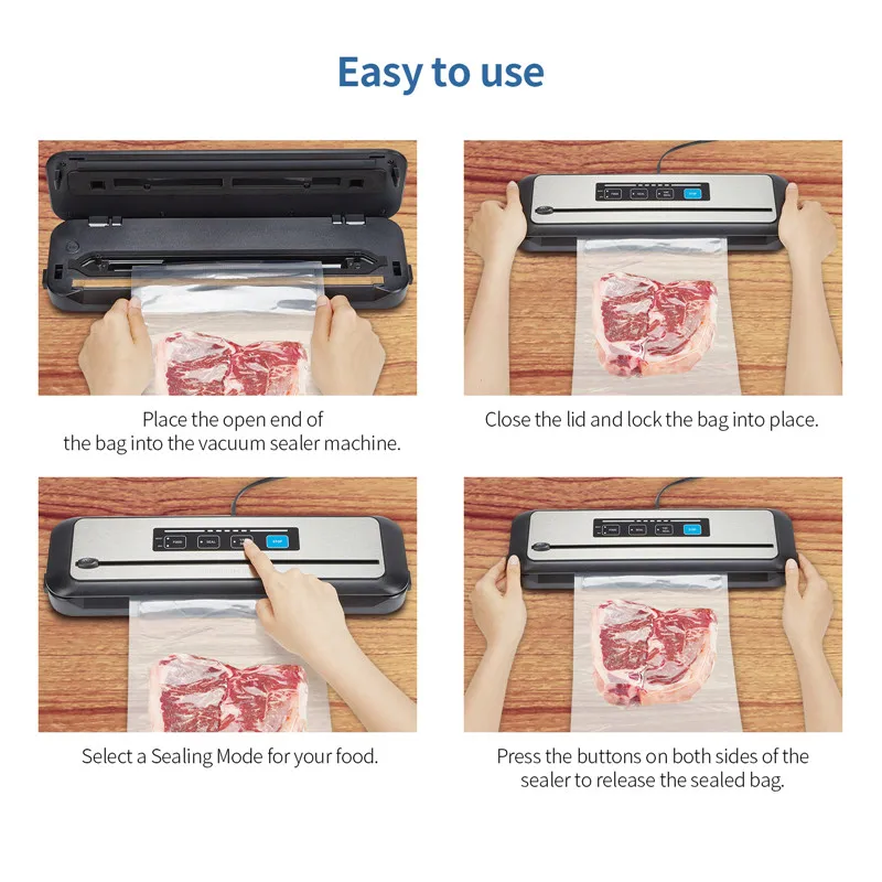 Inkbird Vacuum Sealer Machine Sealing Cutter + WiFi Precision Cooker Sous  Vide