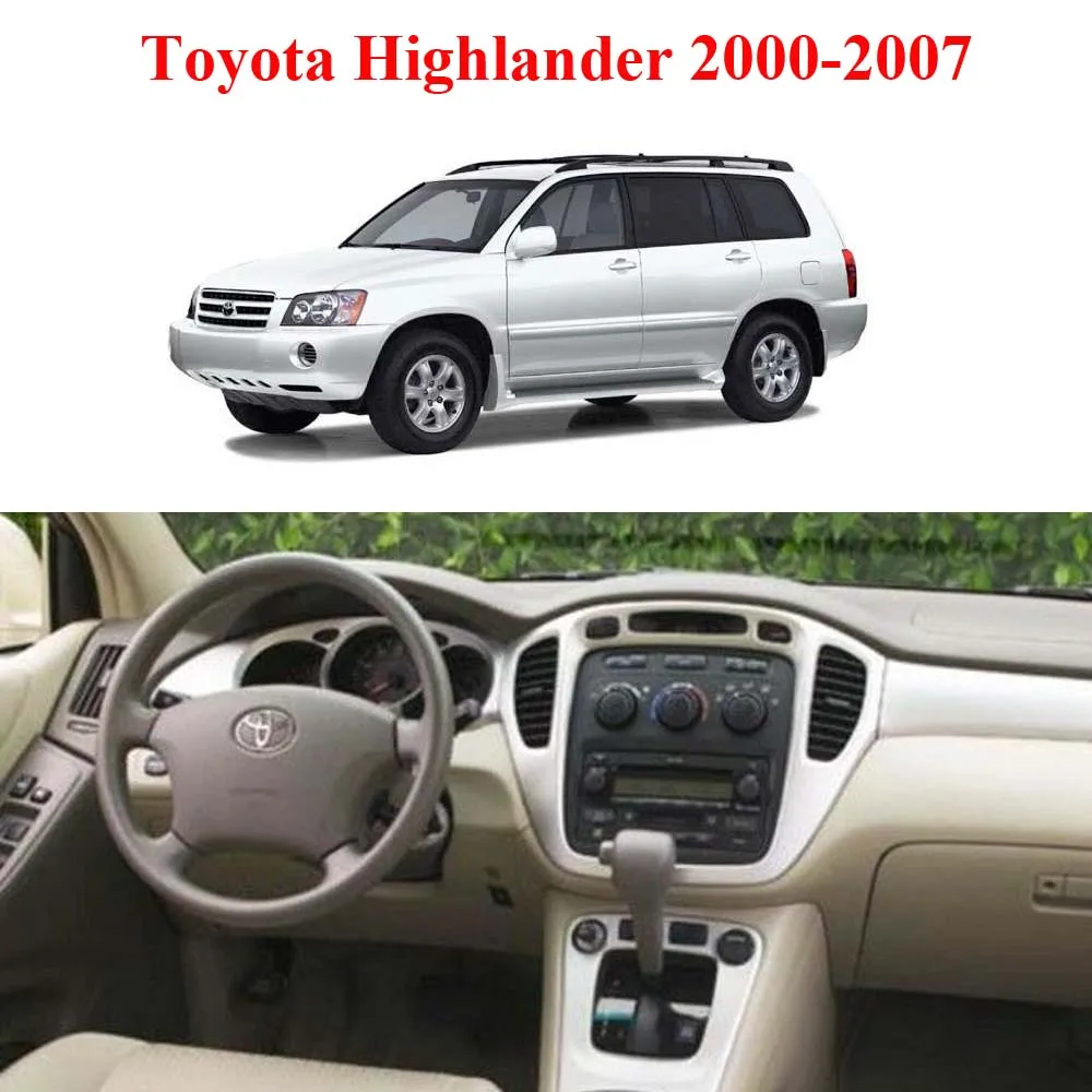 Автомагнитола 2 DIN для Toyota Highlander 2000 2007 мультимедийный плеер с навигацией GPS