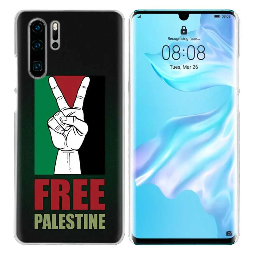 Жесткий ПК чехол для huawei P30 P20 P10 mate 30 20 10 Nova 5 5i Pro Lite P Smart Z Plus палестинский флаг - Цвет: 09