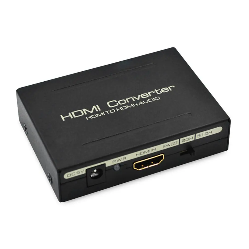 HD мультимедиа в HD мультимедиа оптический TOSLINK SPDIF+ 3,5 мм стерео аудио экстрактор конвертер HDMI аудио сплиттер