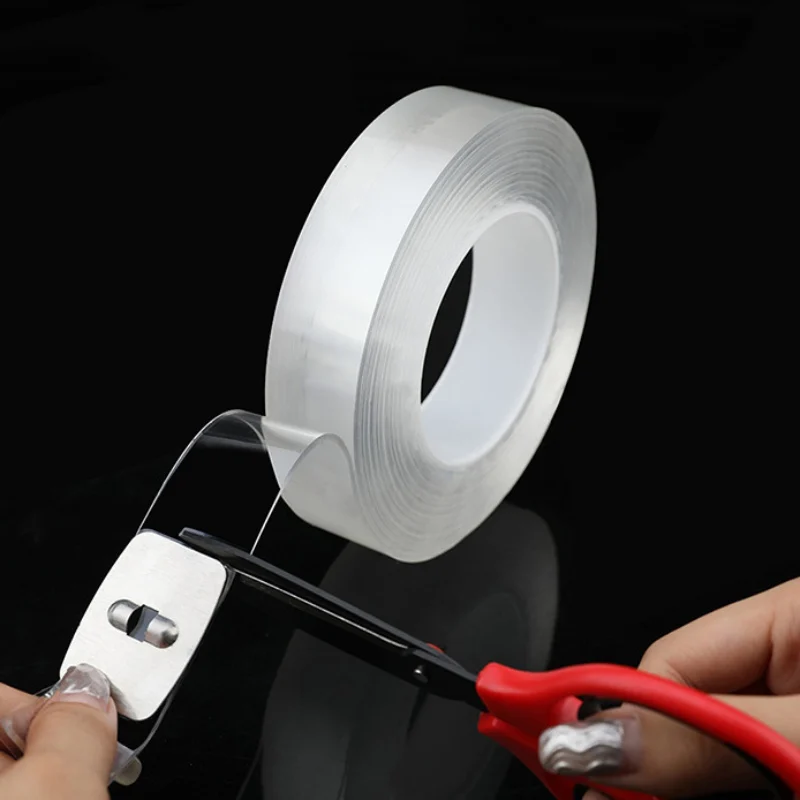 

1M/5M Nano Magic Tape Double Sided Tape Transparent No Trace Acrylic Reuse Waterproof Adhesive Tape Cleanable Home Improvement