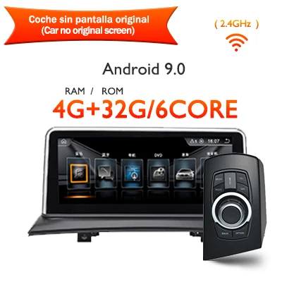 4G 64G ips Android 9,0/7,1 Автомобильный мультимедийный радио gps для BMW X3 E83 2004-2010 без оригинальной поддержки экрана iDrive без dvd-плеера - Цвет: 4G 32G 9.0 no screen