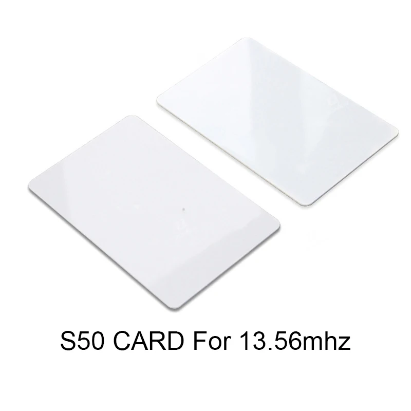 5/10pcs 13.56Mhz Card MF S50 IC Smart RFID Card Tag 0.8mm Thin For Access Control Time Attendance System ISO14443A Proximity