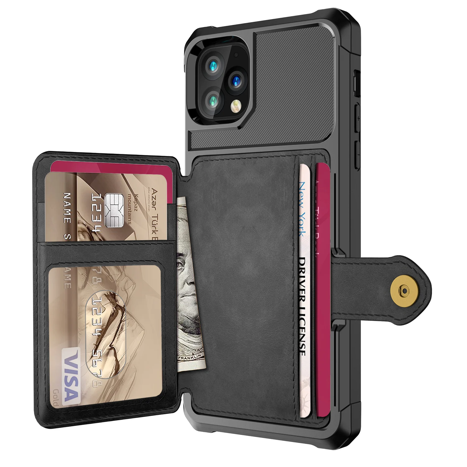 iPhone 11 Pro Max PU Leather Wallet Case iPhone 11 Pro Max PU Leather Wallet Case
