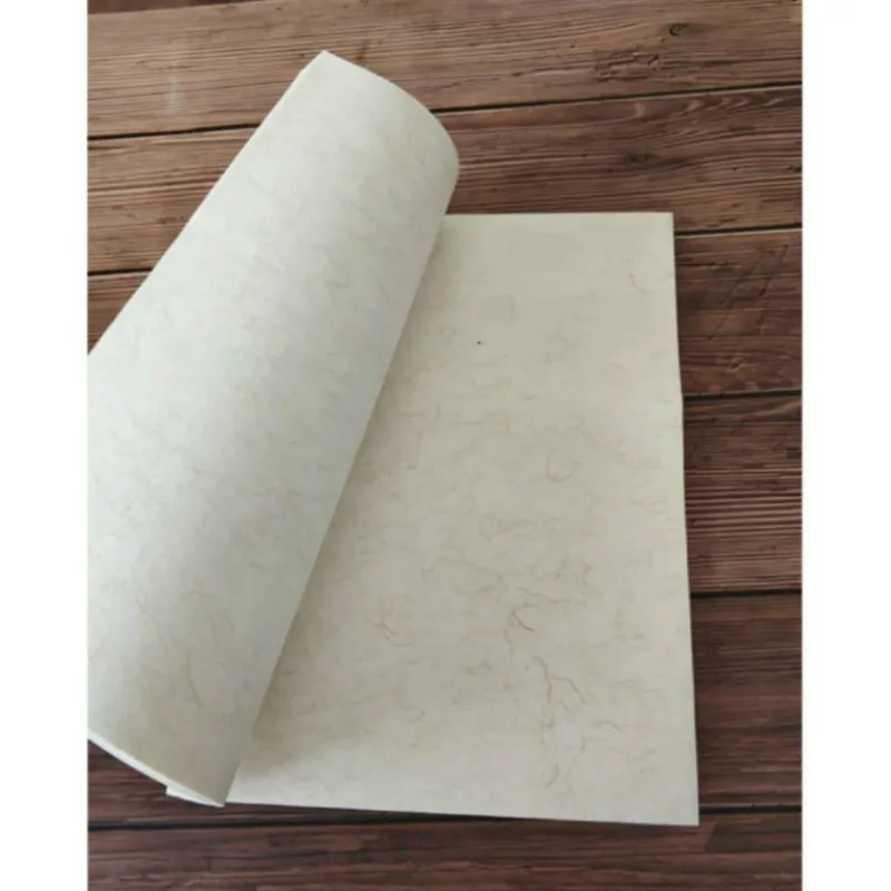 A4 Printing Rice Paper Chinese Special Rice Paper with Natural Plants 100sheets Multi-type Half Ripe Printing Rice Paper Papier