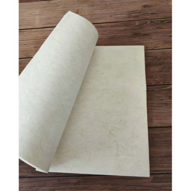 A4 Printing Rice Paper Chinese Special Rice Paper with Natural Plants  100sheets Multi-type Half Ripe