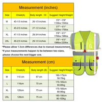 Reflective Safety Vest for Construction with Logo Printing