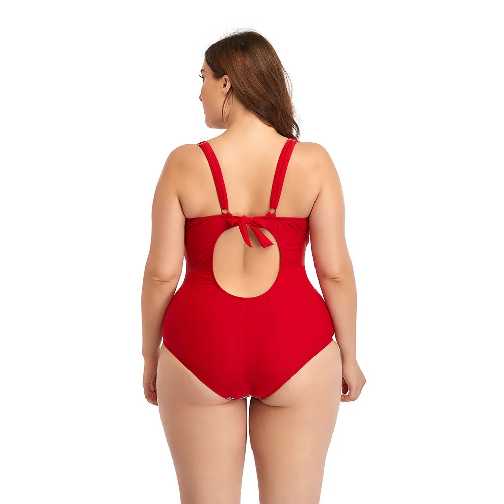 2024 Swimwear Women New Style Of Bikinis Set One Piece Swimsuit Plus Size Sexy And Swimming For Ladies Large Female Beacheach