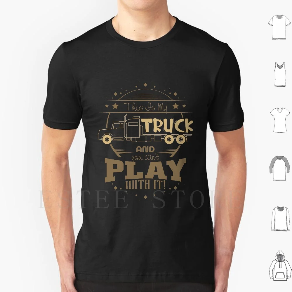 Camion Driver T Shirt Cotone Uomo Stampa Fai Da Te Camion Driver Camion Driver Trattore Rimorchio Mago Camion Camionista Professionale