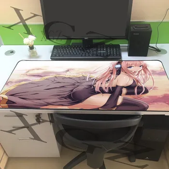 

XGZ Sexy Anime Hip Girl Large Mouse Pad Exquisite Black Lock-Edge PC Laptop Desk Mat Rubber Non-slip Custom Personalized Carpet