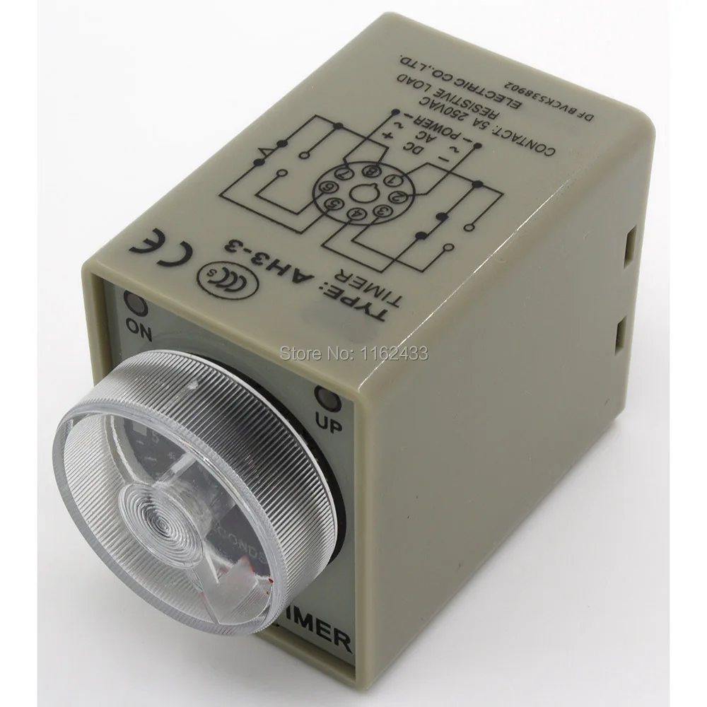 AH3-3 AC 380V 60min On-delay SPDT with instantaneous contact time relay 380VAC delay timer | Обустройство дома