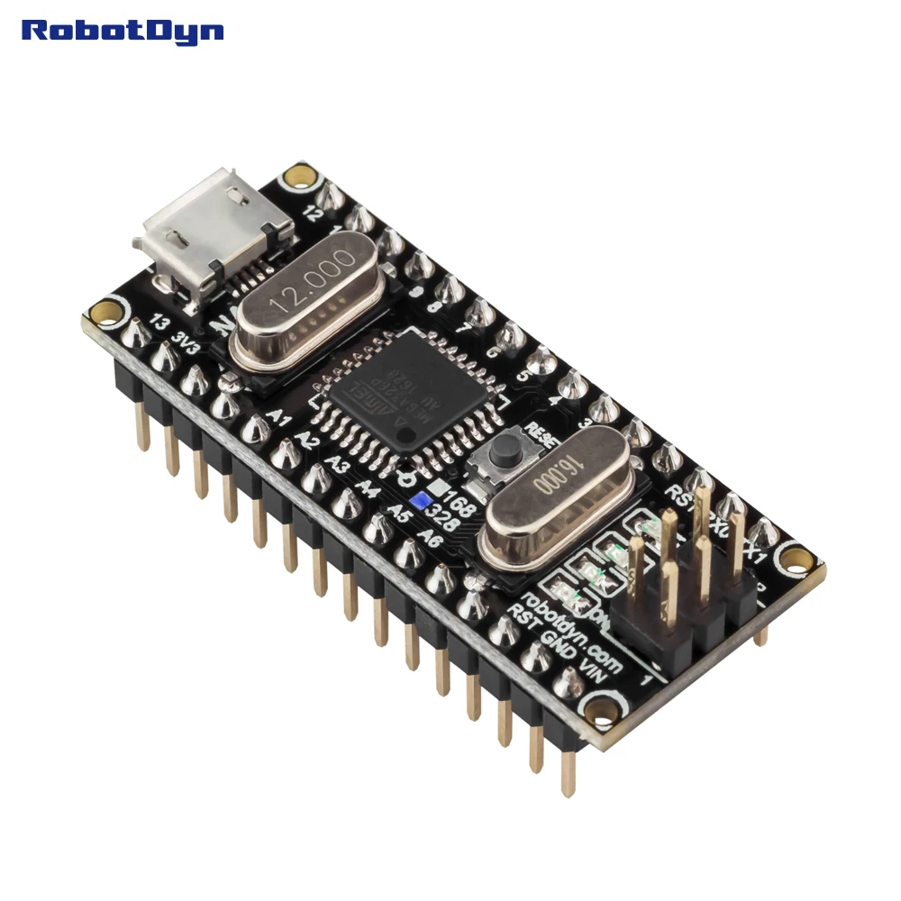 Nano 328 soldered Nano CH340/ATmega328P MicroUSB, колодки припаяны. Compatible for Arduino Nano V3.0 - Цвет: Nano 328 soldered