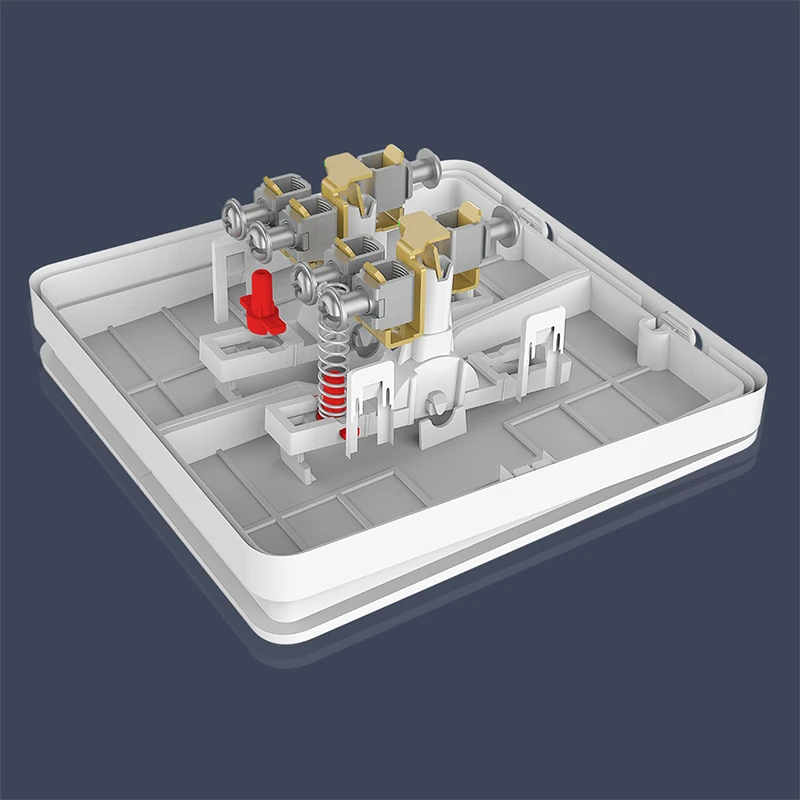 Умный настенный выключатель Xiaomi Mijia один/два открытых провода с двойным