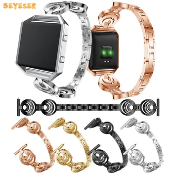 

Replace Metal Strap For Fitbit Blaze Stainless Steel For Fitbit Blaze Men's Watch Ladies Wristband With Frame Or Without Frame