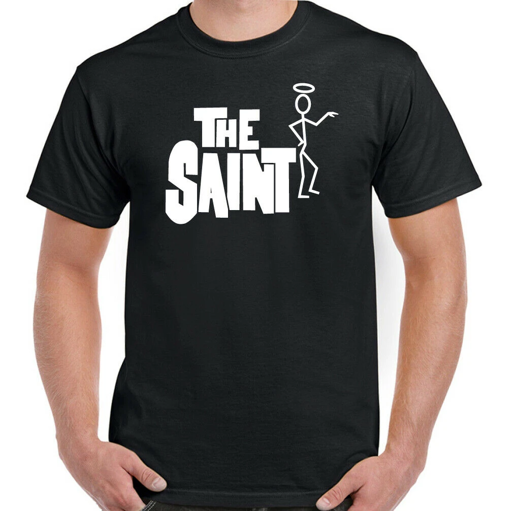 bold Styrke Slime The Saint T Shirt Mens British TV Drama Roger Moore Spy James Bond 007  Retro Top New Funny Print Men Casual Plus Size Tshirt|T-Shirts| - AliExpress