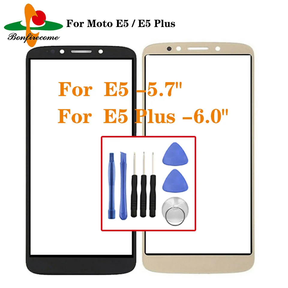 Внешний экран для Motorola Moto E5 сенсорный передняя панель Plus ЖК-дисплей внешняя