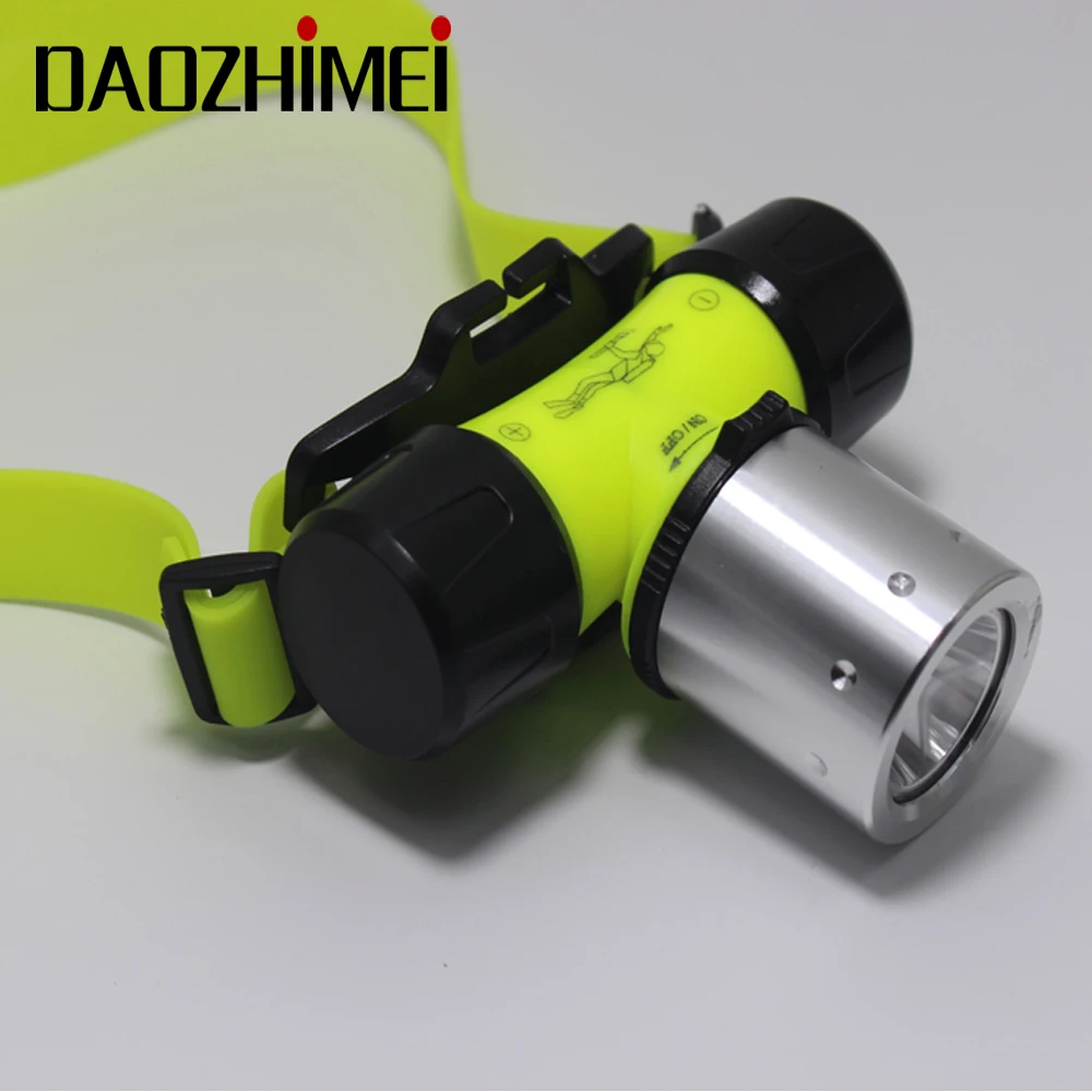Underwater 5000LM XM-L T6 LED Diving Headlamp Flashlight Torch Headlight